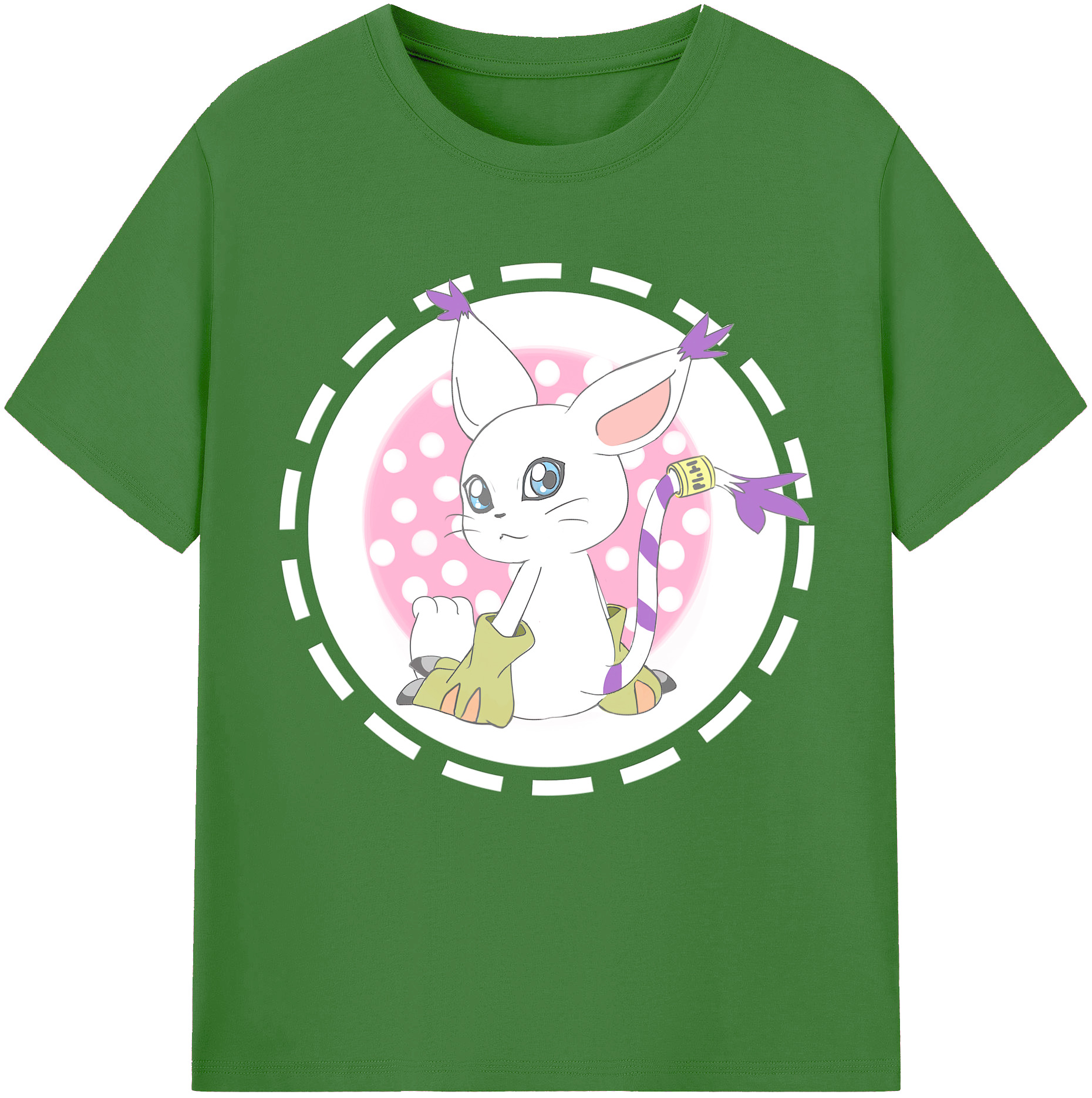 （画像用） Digimon デジタルモンスター/デジモン レディースカジュアルプリントTシャツ（綿100％）